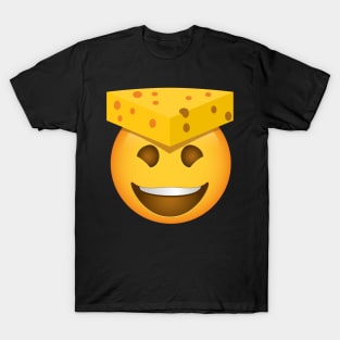 Emoji CheeseHead Cheese Hat T-Shirt